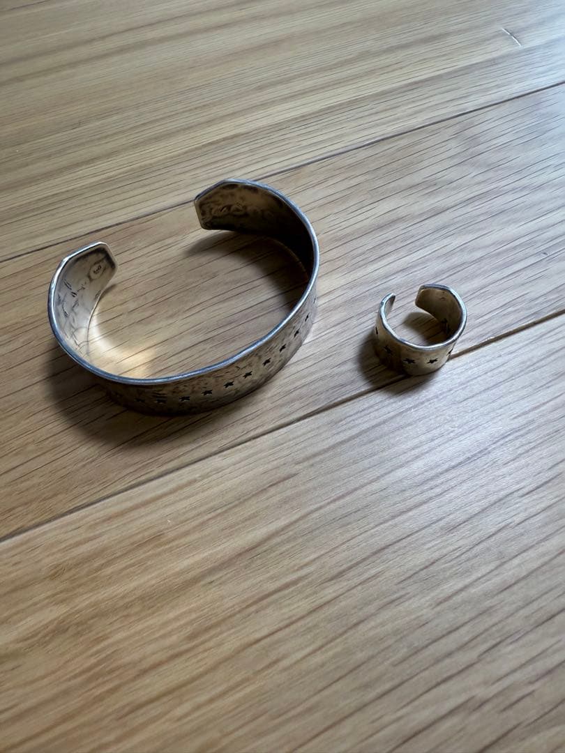 Ｍ　× ビリーブインミラクル　バングル　リング　セット　キムタク着