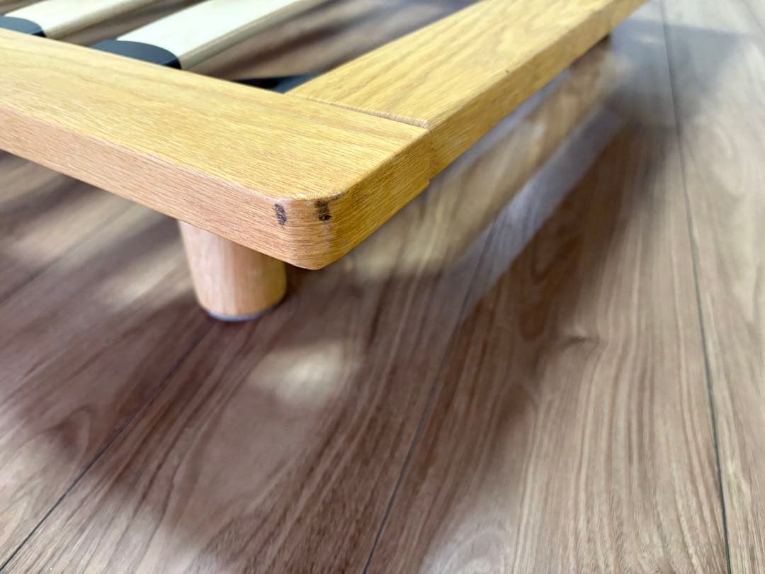 無印用品 ベッドフレームシングル オーク材