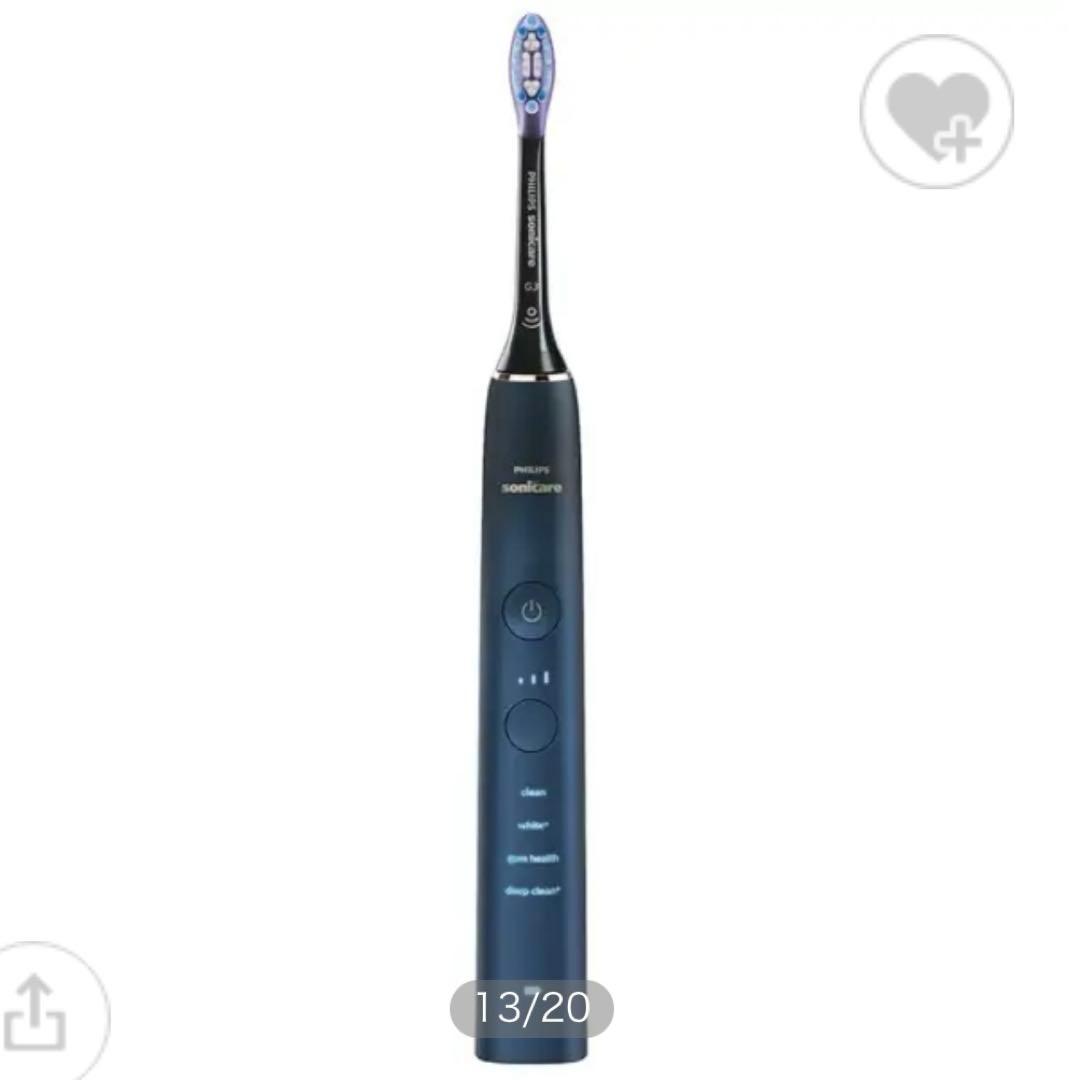 フィリップス　電動歯ブラシ ダイヤモンドクリーン　ブルーブラック HX991