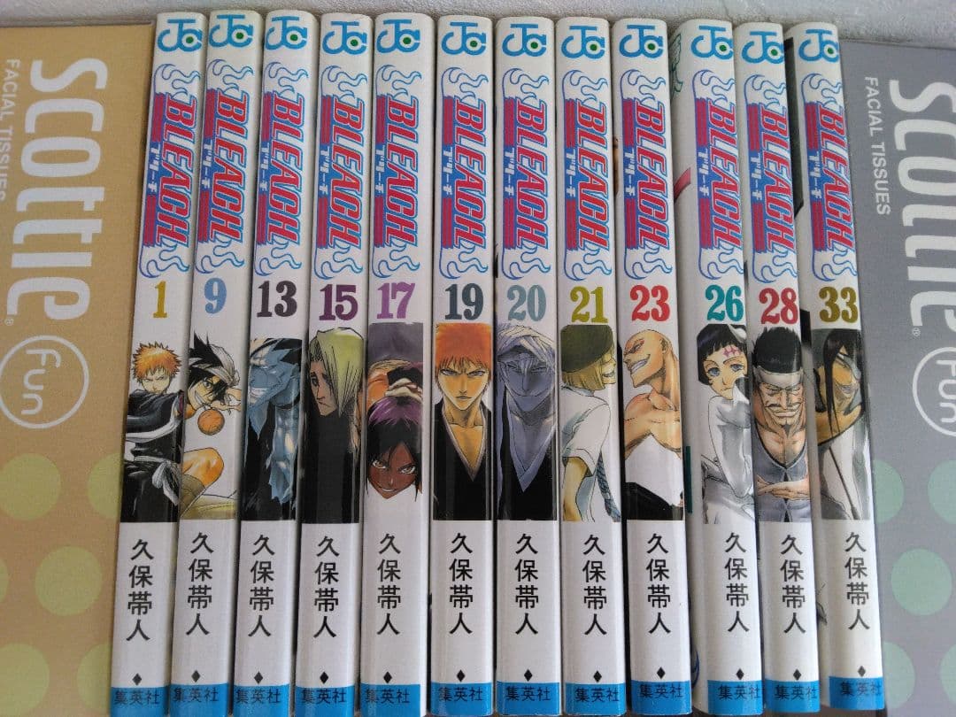 BLEACH 全巻74冊 13巻から初版 帯付き多数 全巻セット オマケ