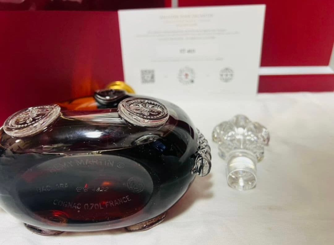 レミーマルタン ルイ13世 バカラ　替え栓・冊子・化粧箱・専用紙袋付き！ 未開封