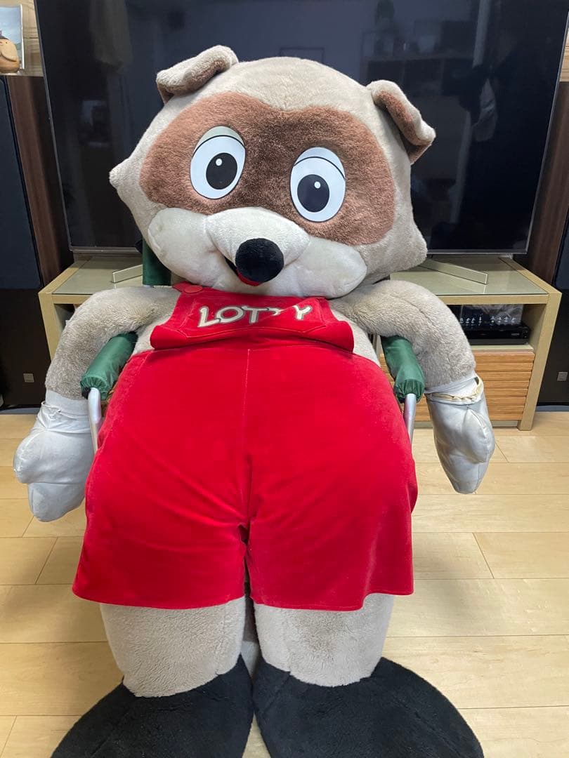 【超希少・非売品】ロッテワールド ロッティー 特大ぬいぐるみ（130cm）