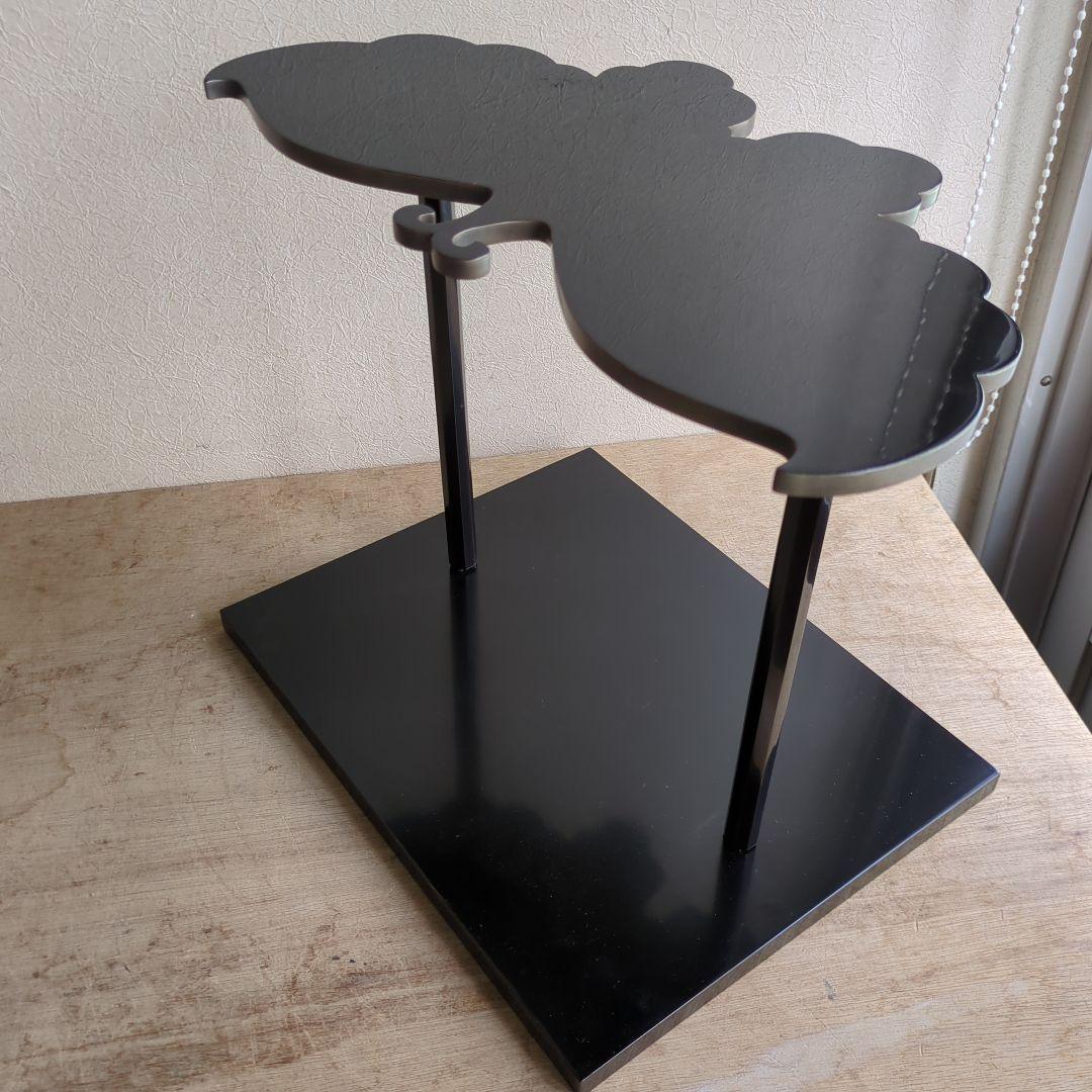 胡蝶棚 宗徧流 茶道具 在銘 組み立て式 漆器 茶道 真塗 銀縁 木箱