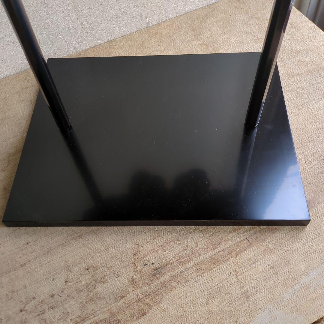 胡蝶棚 宗徧流 茶道具 在銘 組み立て式 漆器 茶道 真塗 銀縁 木箱