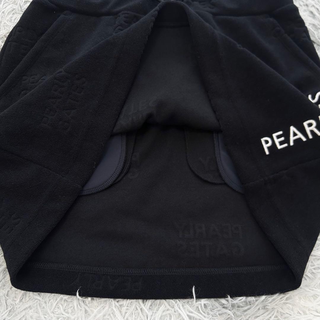 新品　パーリーゲイツ　セットアップ　パーカー　パイル　スカート　ネイビー　1