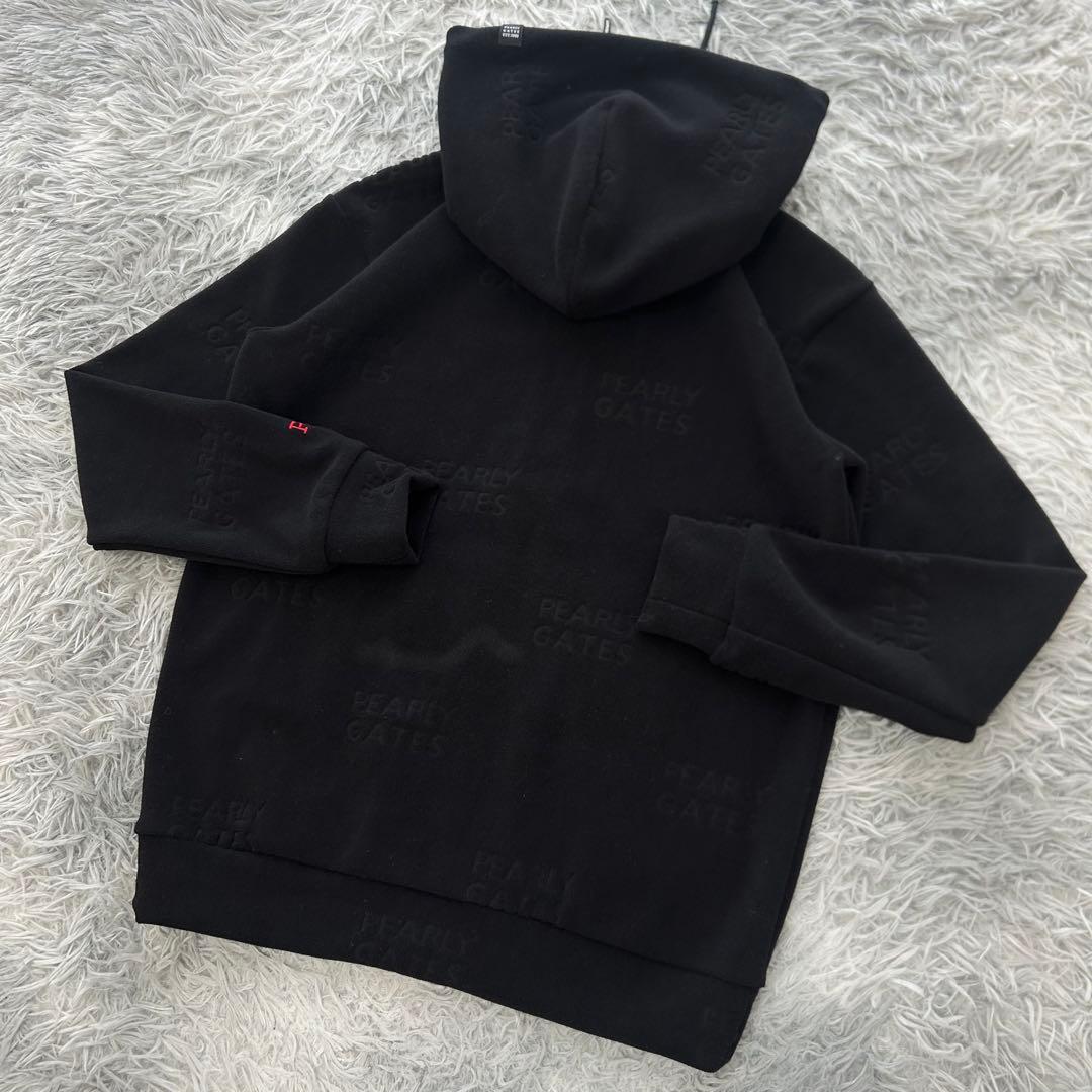 新品　パーリーゲイツ　セットアップ　パーカー　パイル　スカート　ネイビー　1