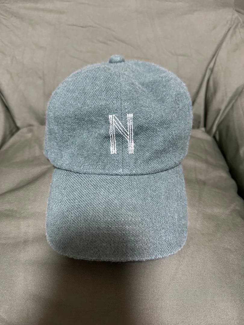 nine tailor roselle cap グリーン ベースボールキャップ