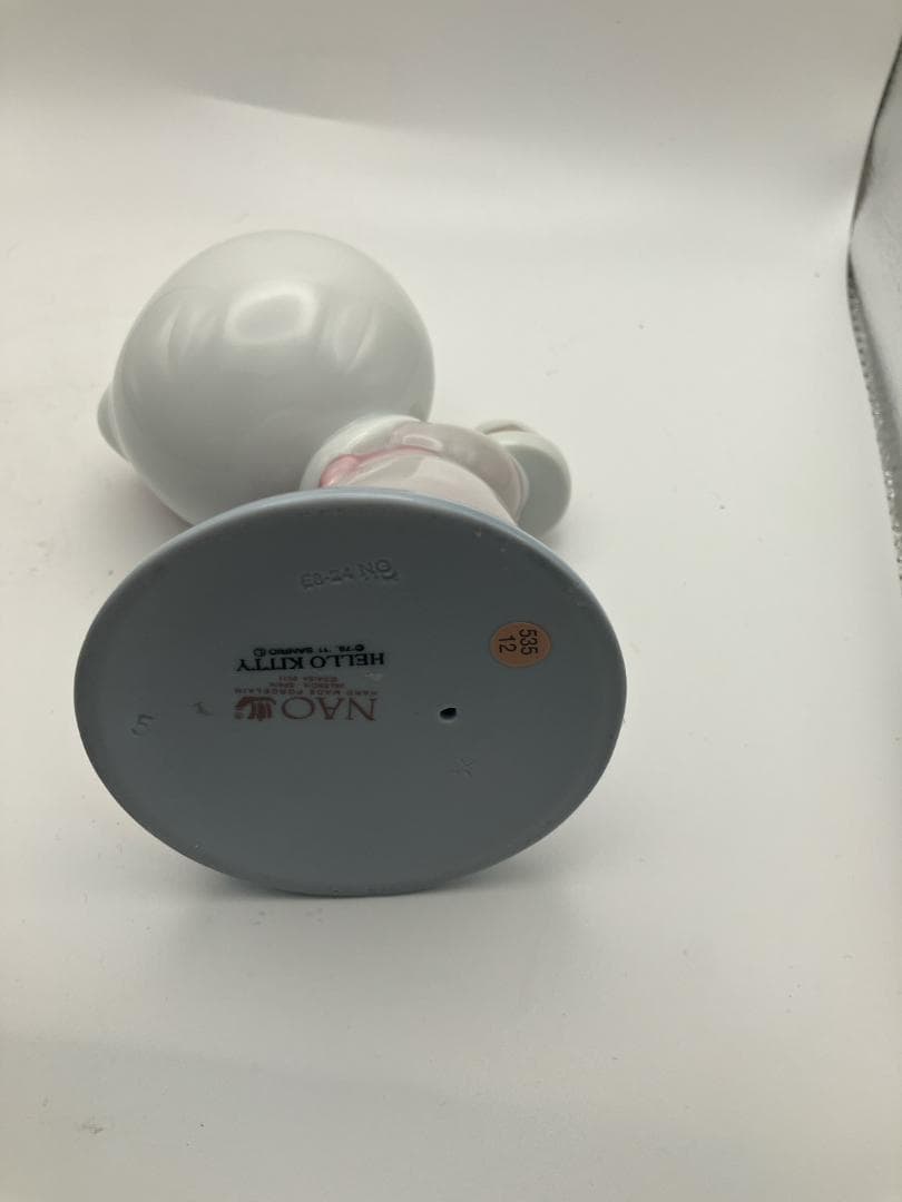 【希少】NAO ハローキティ 陶器 フィギュリン ケーキ＆テディベア