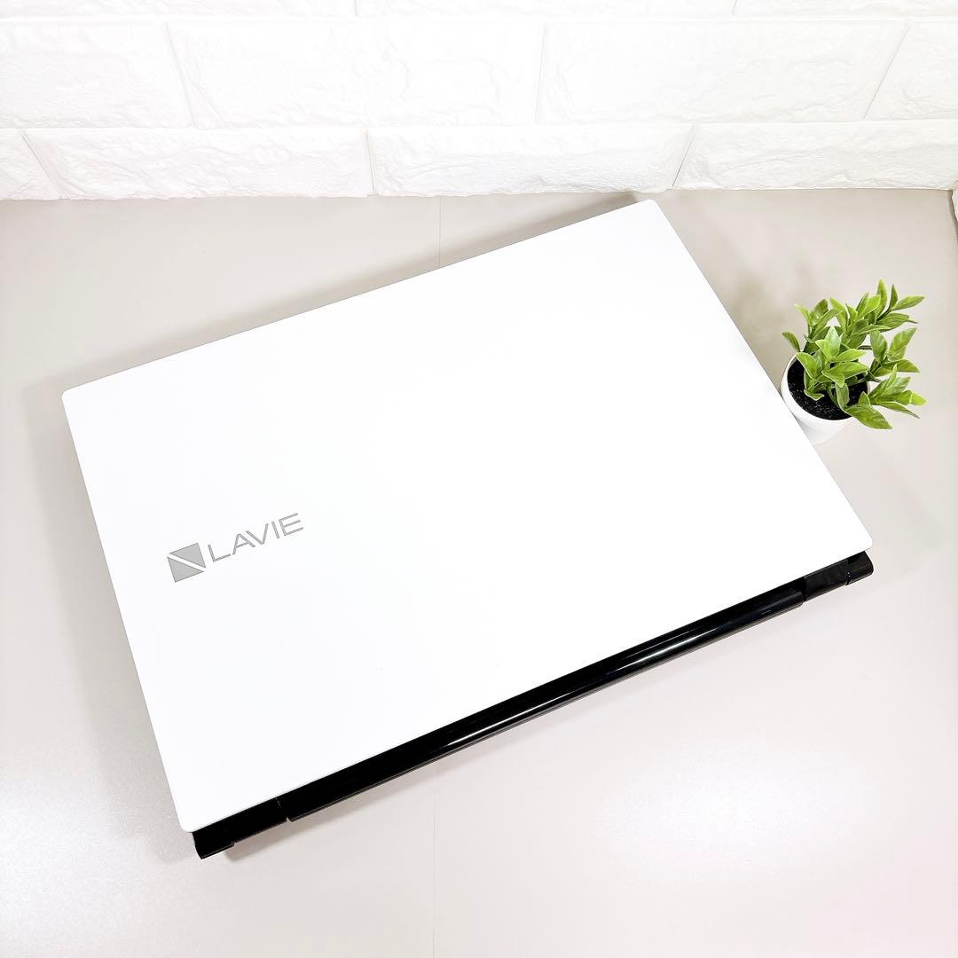 快適SSD✨メモリ8GB カメラ フルHD 第7世代 白 ノートパソコン NEC