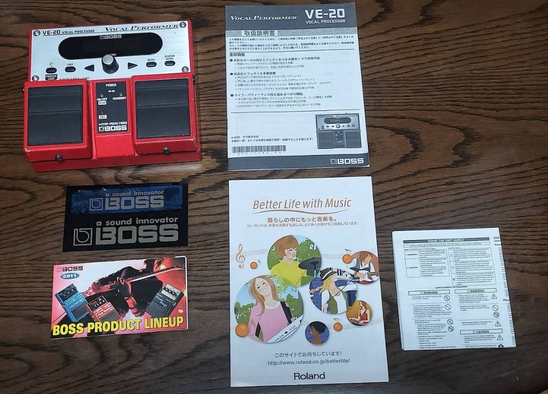 BOSS　ＶＥ－２０　ボーカルプロセッサー　元箱あり