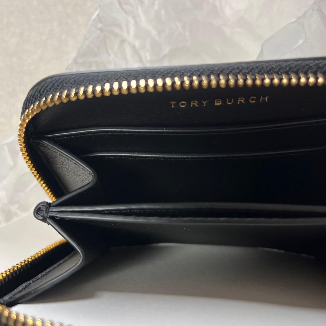 【トリーバーチ】TORY BURCH コンパクト　財布　ウォレット　ブラック