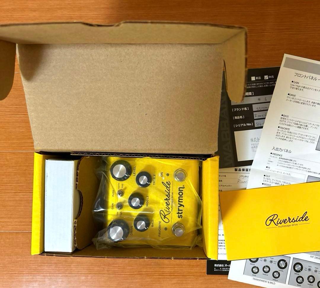 Strymon side Multistage オーバードライブ