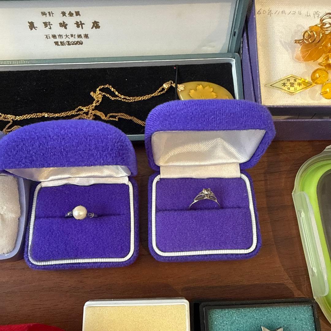 ジュエリーセット 多様なデザイン　遺品整理