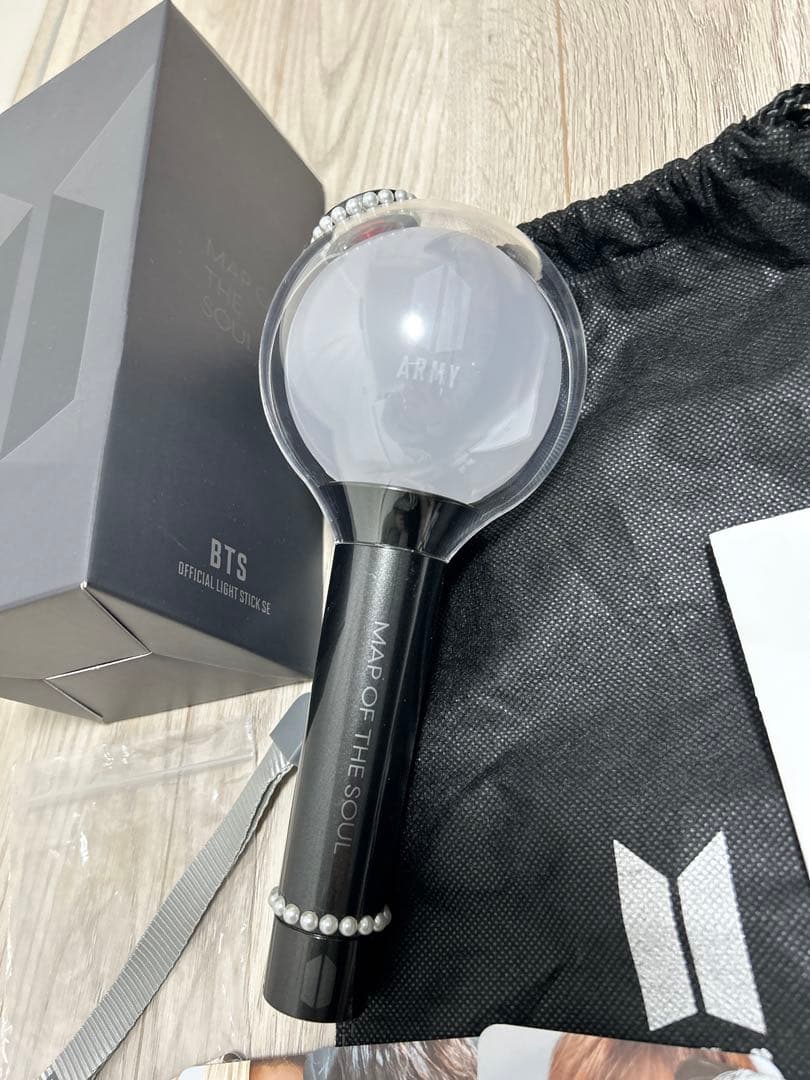 BTS ペンライト アミボム ver.4 トレカ パールデコ付き