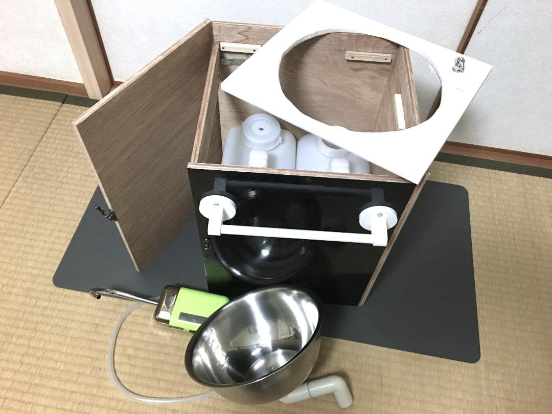 車中泊用シンク、ギャレー5L ブラック大理石（ウォーターポンプは付属しません）