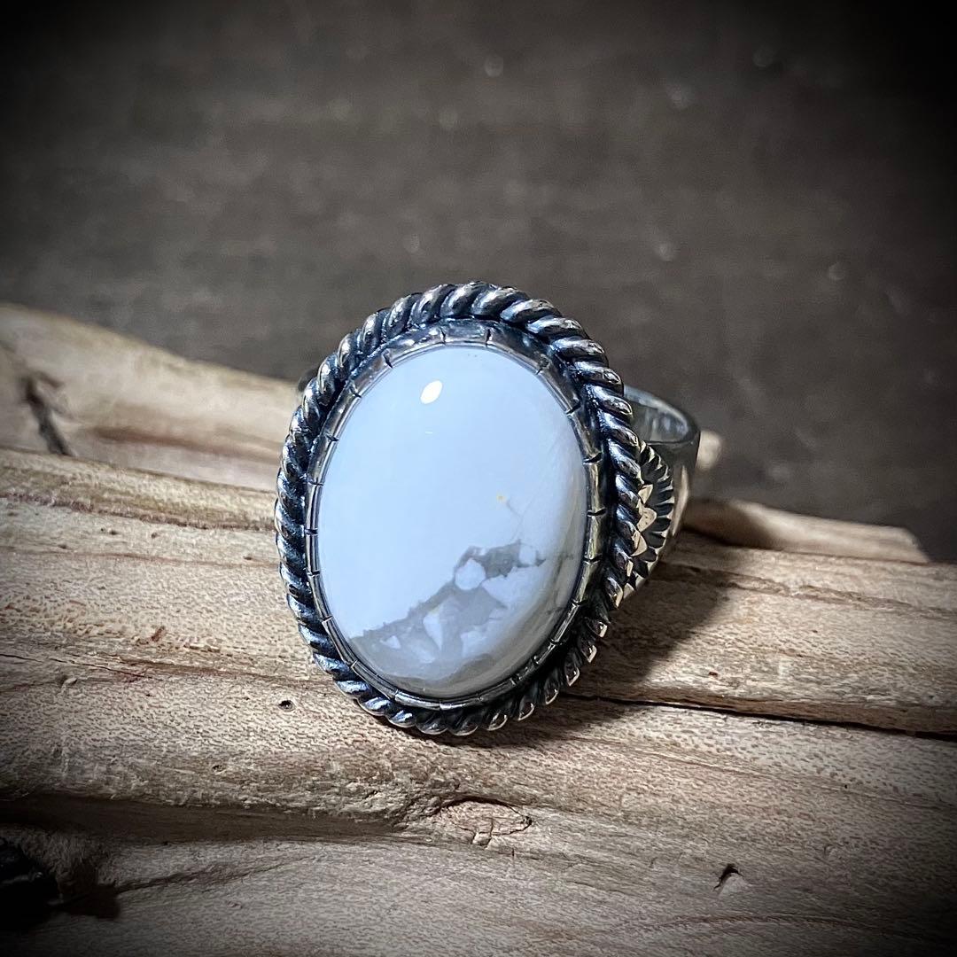 にゅ　オーダー確認ページ　ホワイトバッファロー　シルバーリング　指輪