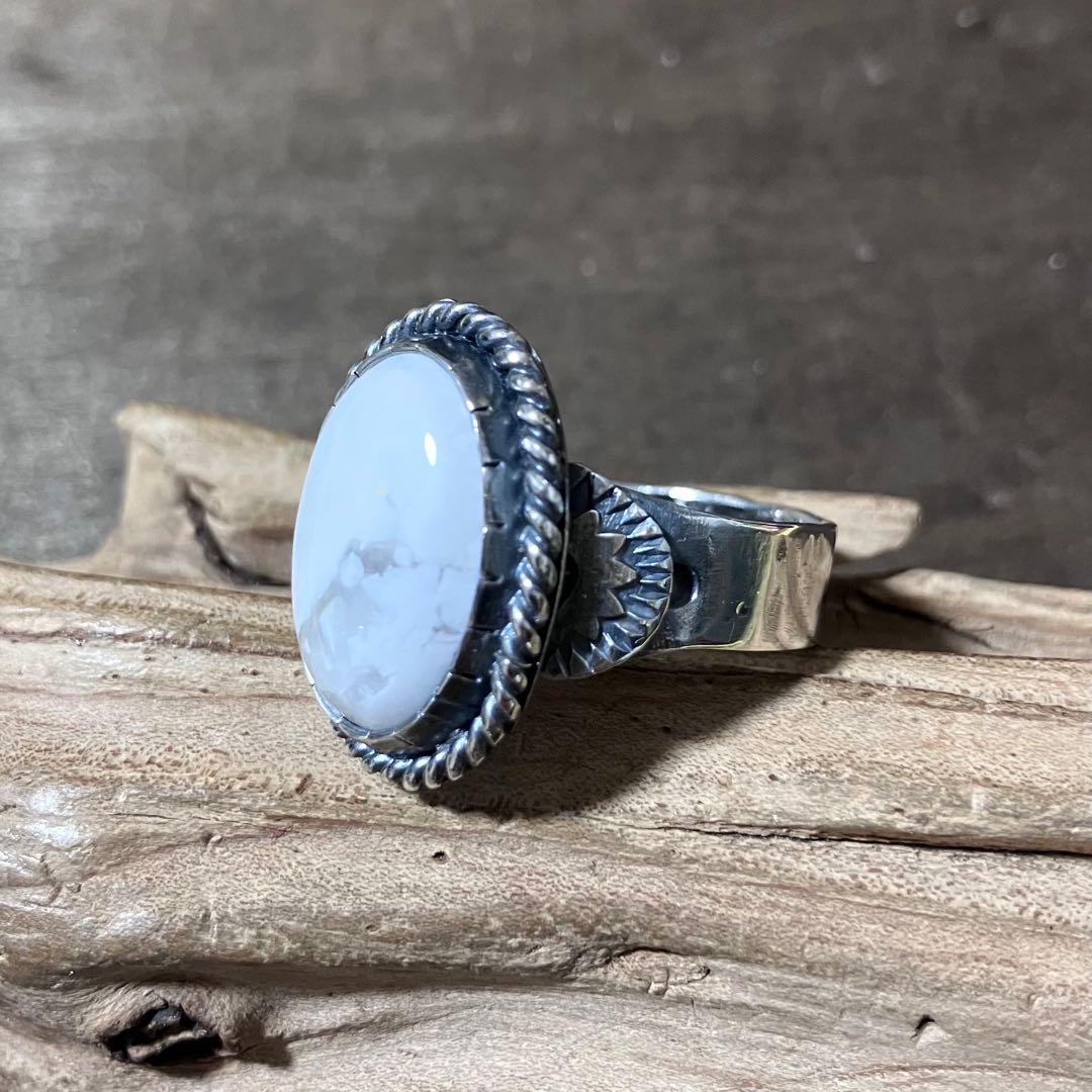 にゅ　オーダー確認ページ　ホワイトバッファロー　シルバーリング　指輪