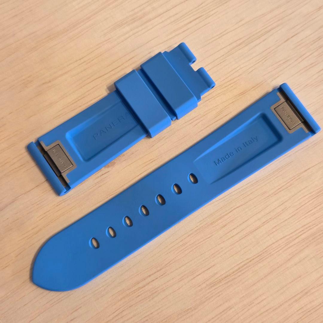 限定品　ワンタッチ式　パネライ純正　ラバーベルト　24/22mm