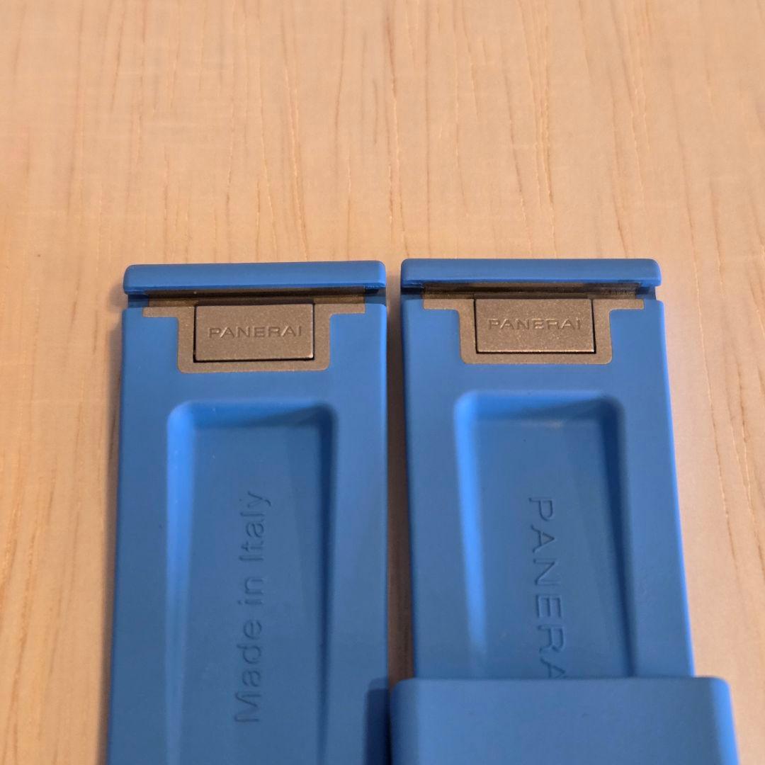 限定品　ワンタッチ式　パネライ純正　ラバーベルト　24/22mm