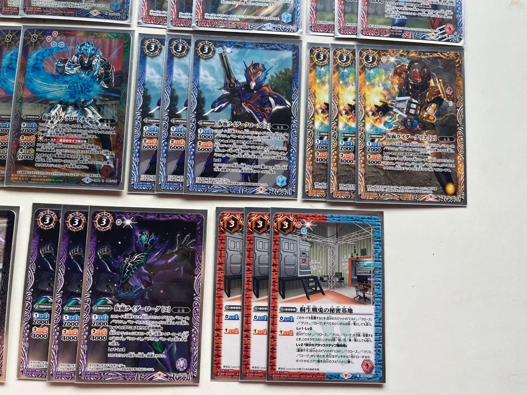 バトスピ　仮面ライダービルド　クローズ　エボル グリス　ローグ　デッキ