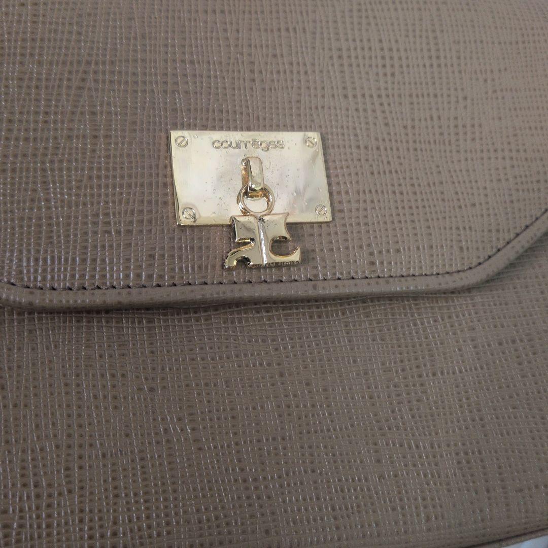 クレージュ ハンドバッグ ショルダーバッグ レザー