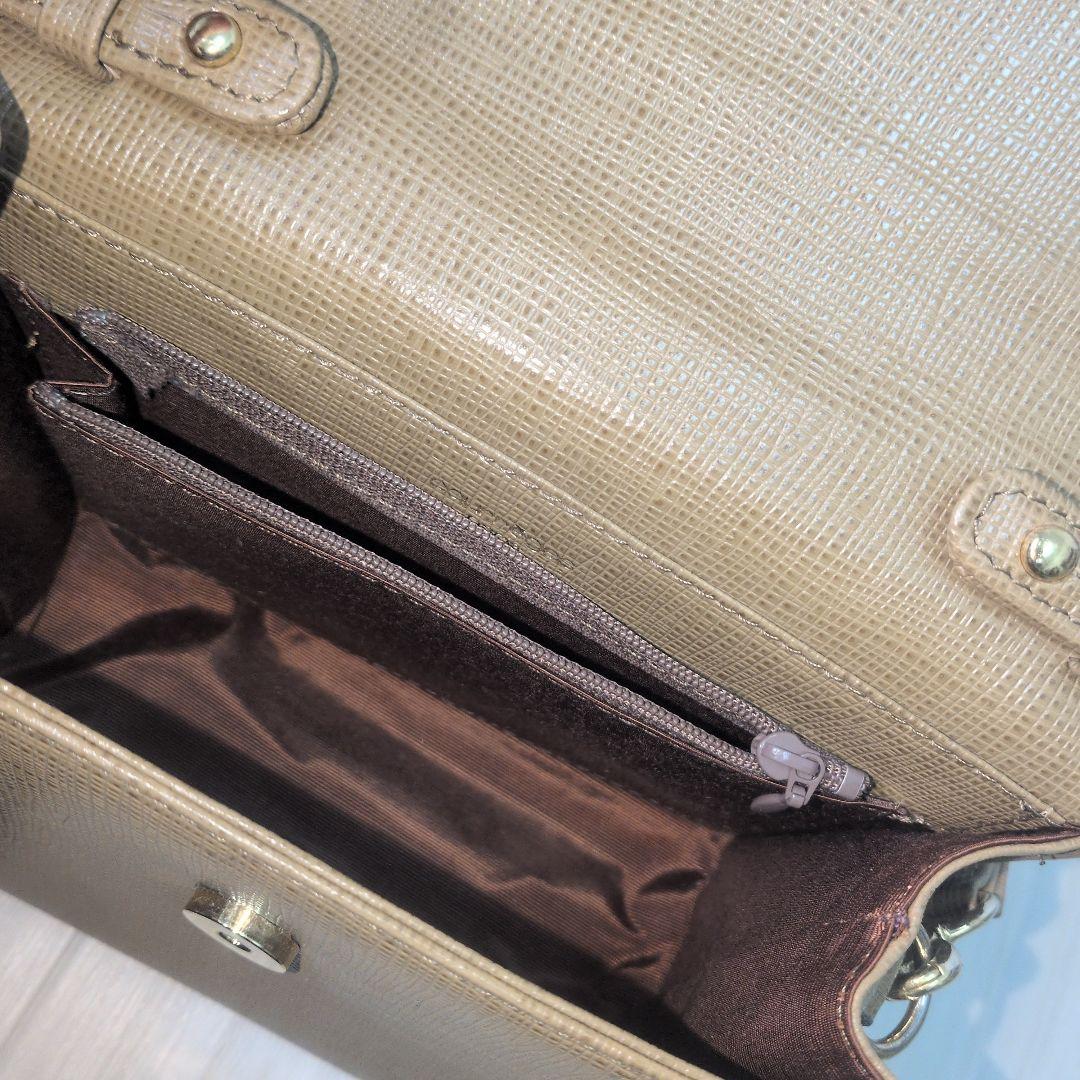 クレージュ ハンドバッグ ショルダーバッグ レザー