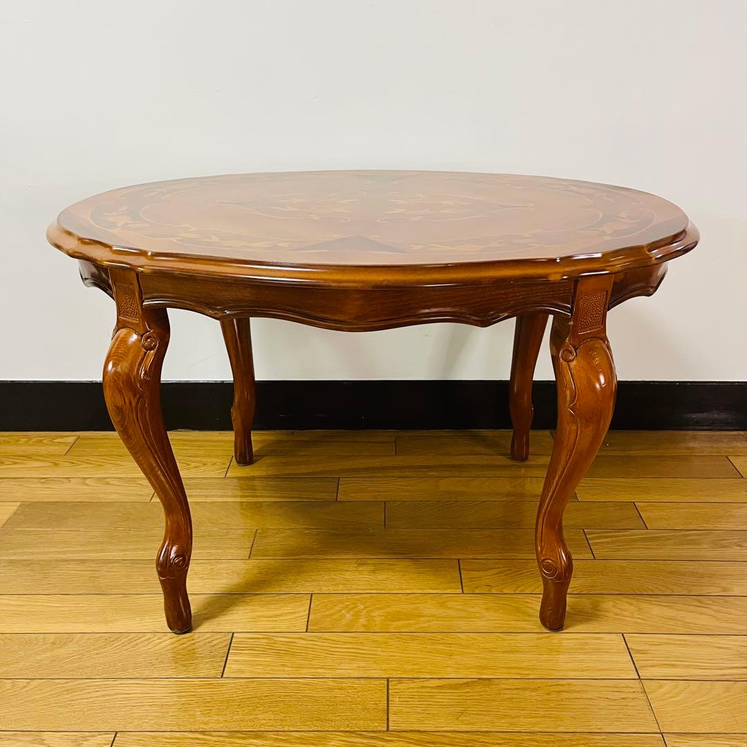 希少品　アンティーク　イタリア製　テーブル　コーヒーテーブル　送料込