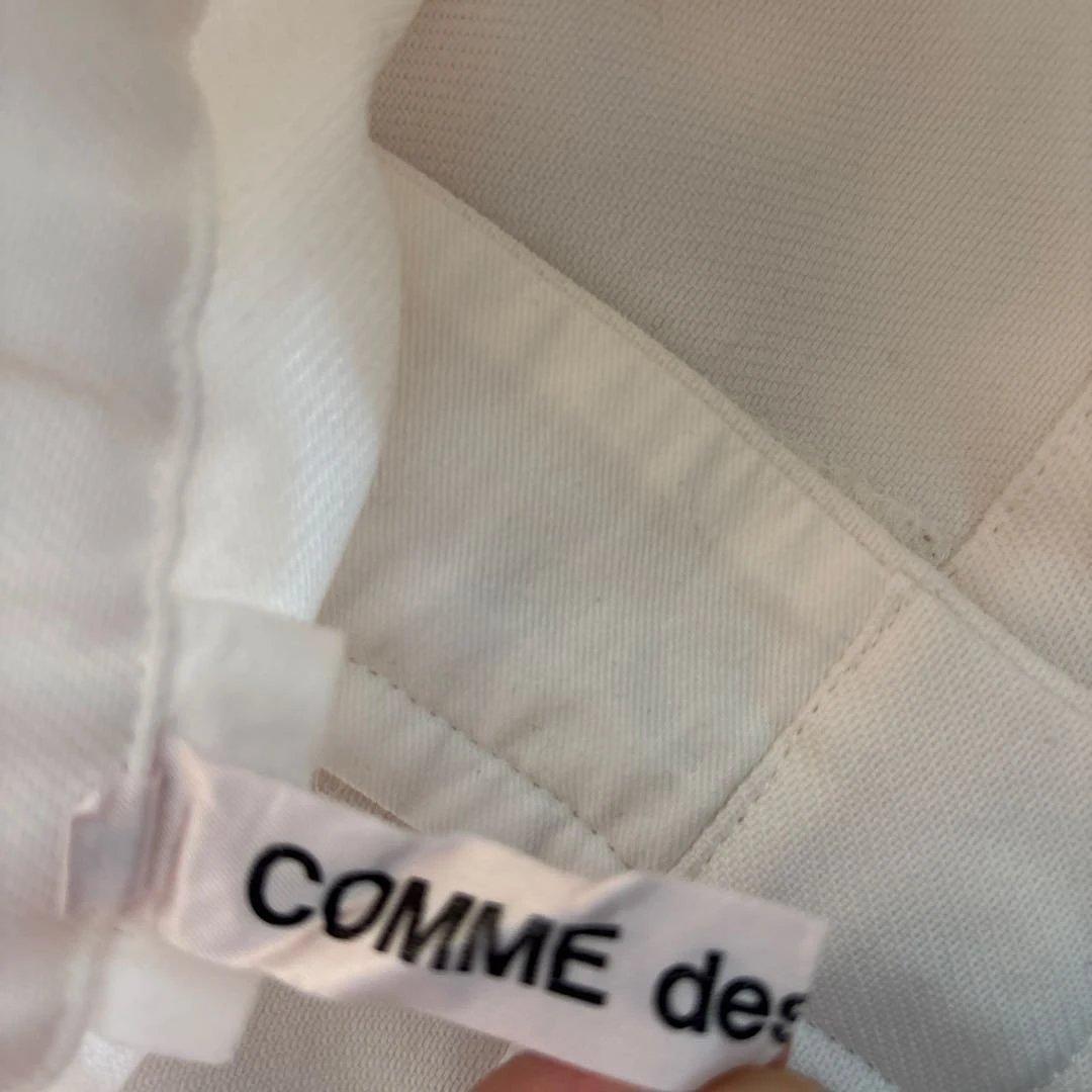 コムデギャルソン ホワイト ガウチョパンツ バルーン　サルエル