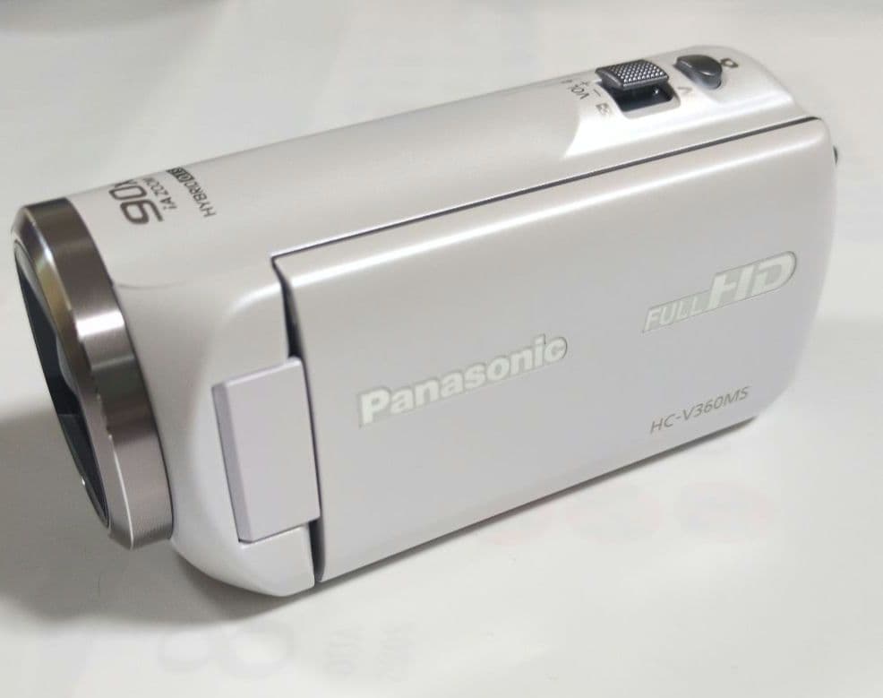Panasonic HC-V360MS ビデオカメラ 充電器・ケース付き【美品】