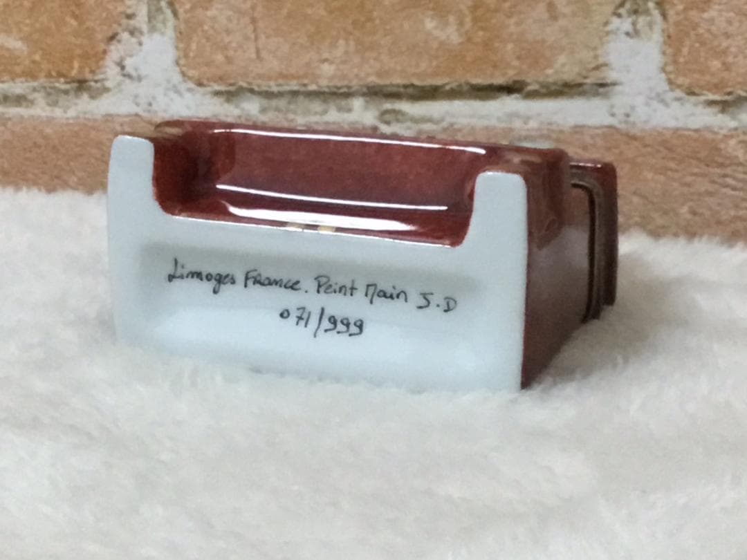 ヴィンテージ　限定　レア　リモージュボックス　ピアノ　猫　本　LIMOGES