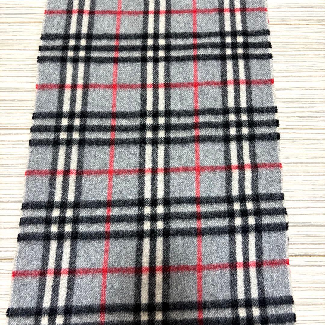 【美品】Burberrys カシミア100% マフラー ノバチェック