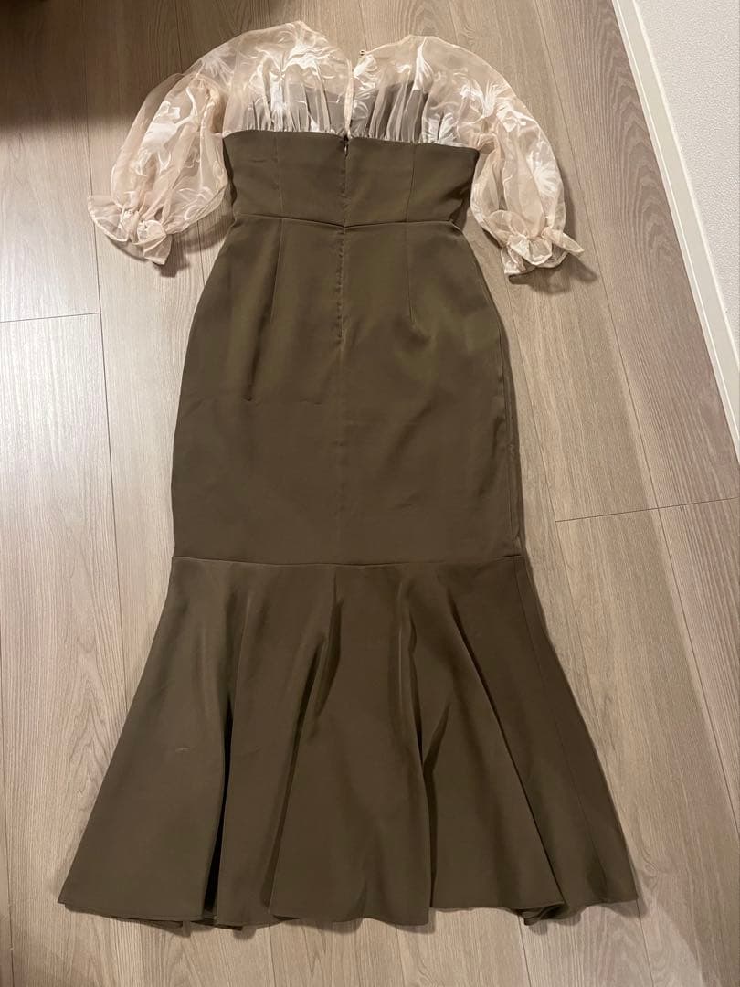 【sena】Acka. ◎ sheer puff dress ◎size2