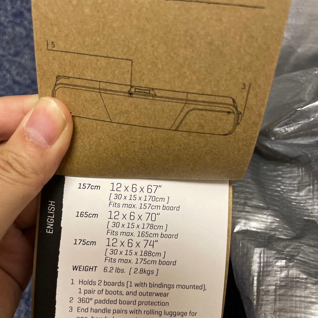 DAKINE スノーボードケース リュック TOUR BAG 157cmまで