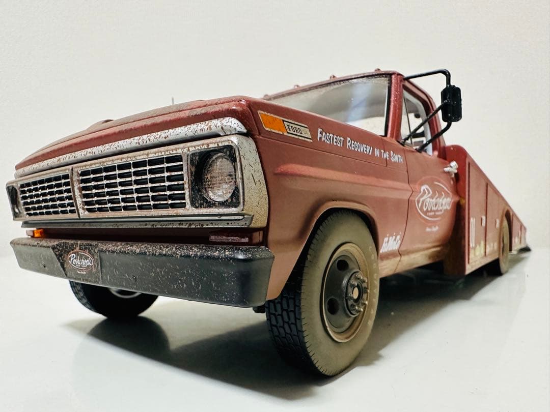 acme/'70 Fordフォード F-350 RAMP TRUCK 1/18