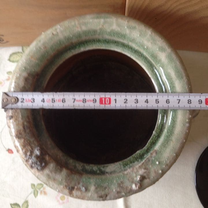 25日迄 ¥78,000からお値下げ中　伊賀　耳付水差　宗慶書付　清水日呂志造