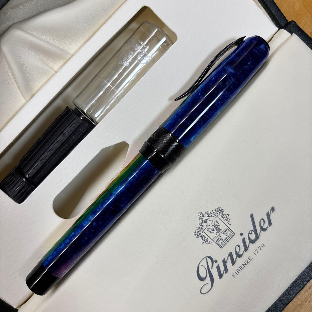 Pineider レインボー万年筆 F
