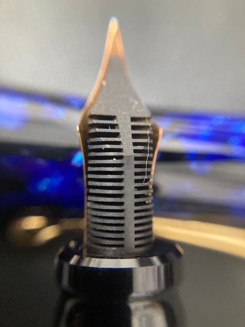 AURORA アウロラ　万年筆 オプティマブルー 14k 極美品