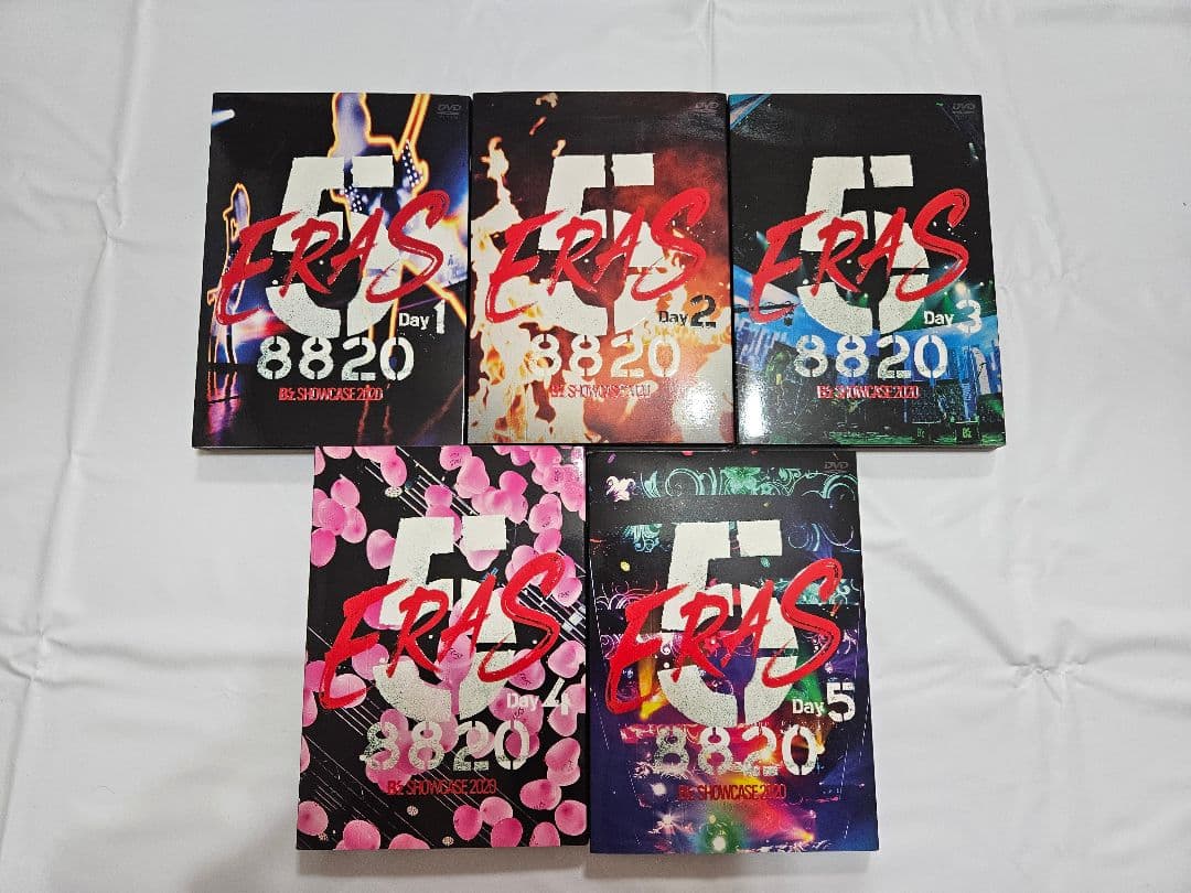 B'z　ライブDVD　ERAS 8820 5枚セット