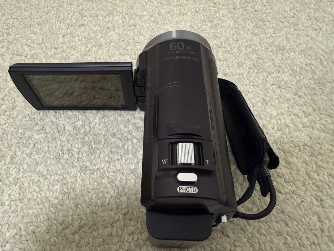 SONY HDR-CX535 ビデオカメラ ボルドーブラウン 【三脚付き】