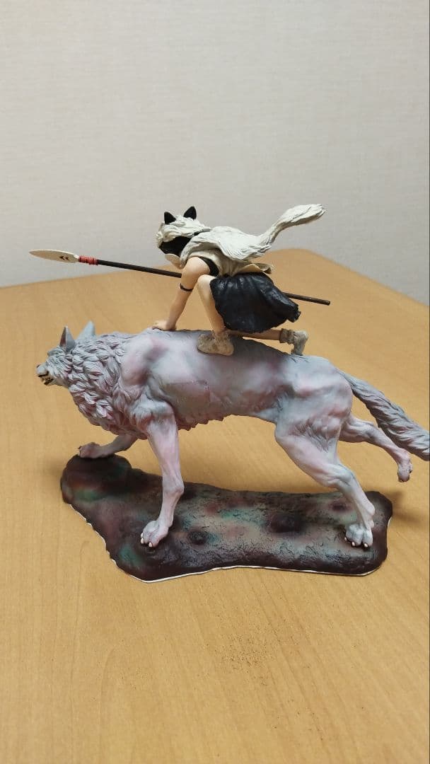 もののけ姫 サン＆犬神 フィギュア ジブリ アニメ レア　コミニカ