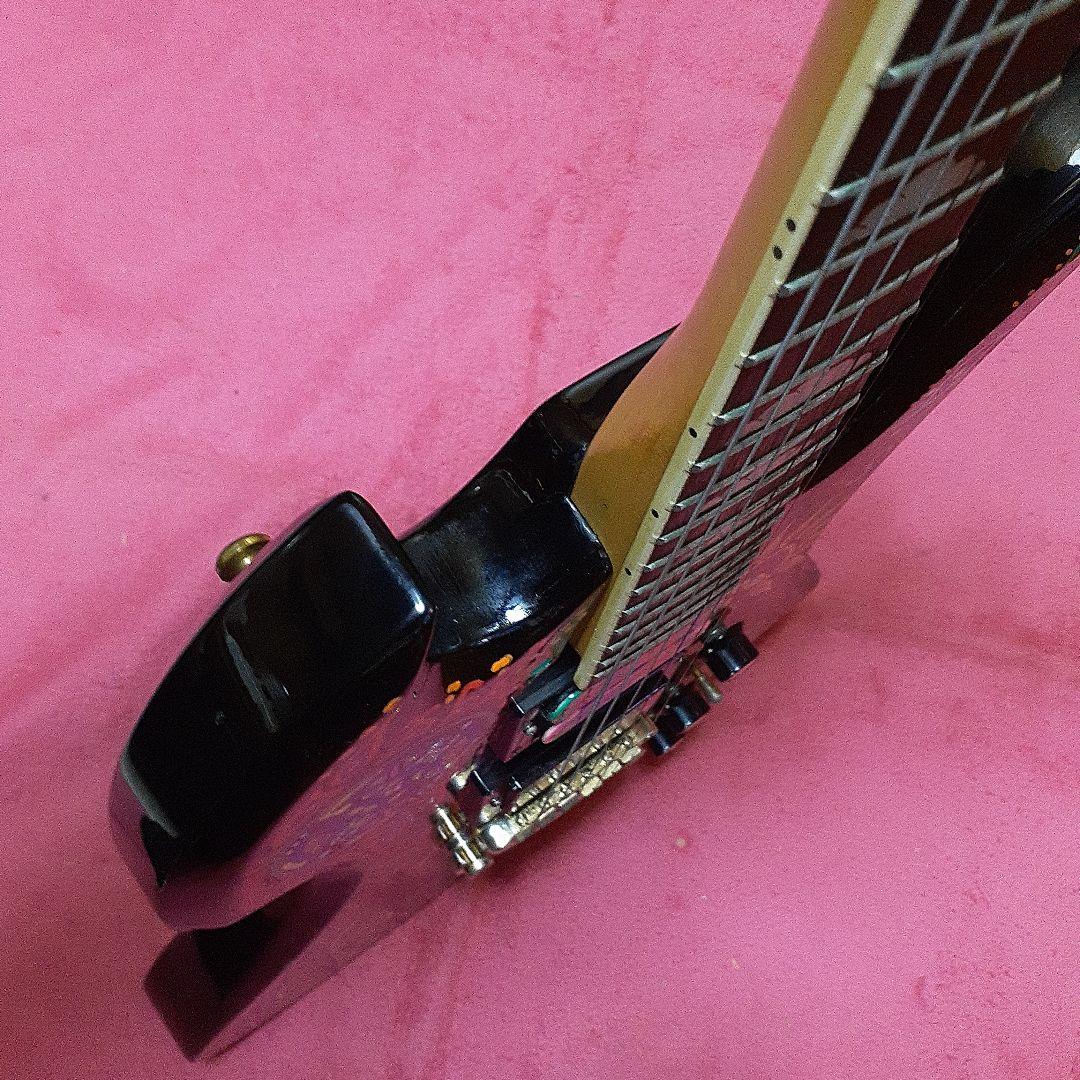 【良・美品】サイケペイント・hideモデル。モッキンバードエレキギター。