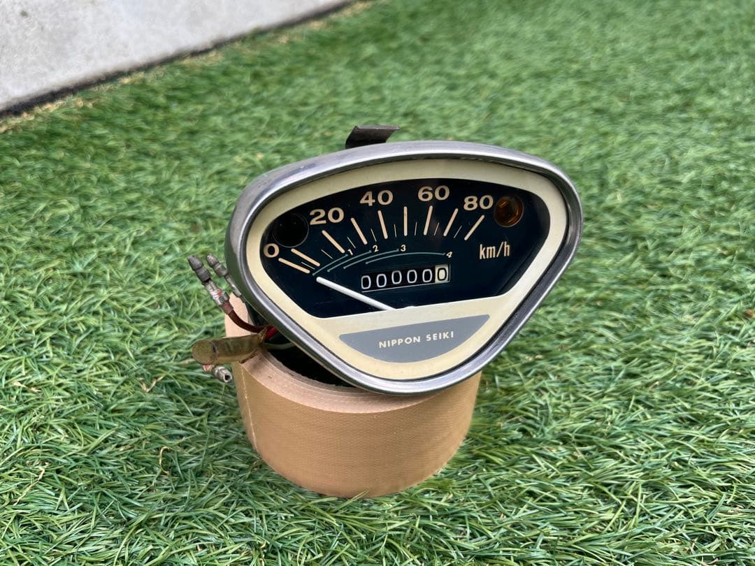 ダックス シャリー 初期型80キロメーター純正 4速表示当時物 DAX ホンダ