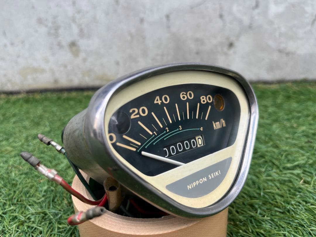 ダックス シャリー 初期型80キロメーター純正 4速表示当時物 DAX ホンダ