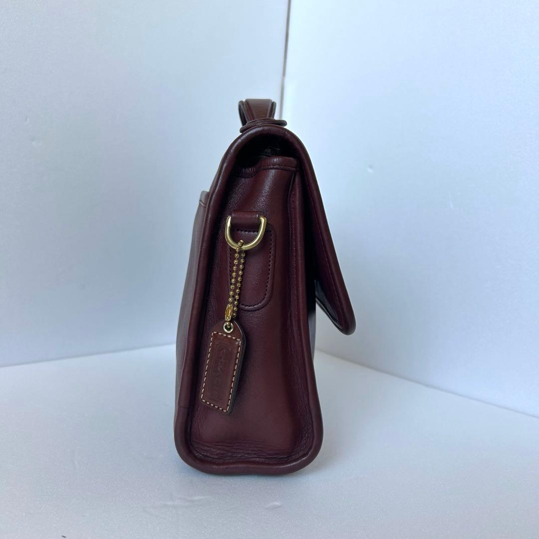クリーニング済 old coach 9870 Court Bag 80s USA