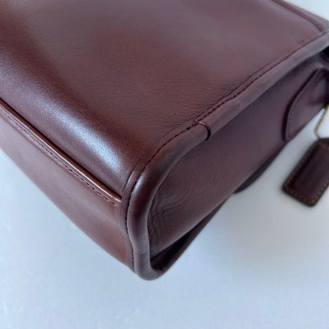 クリーニング済 old coach 9870 Court Bag 80s USA
