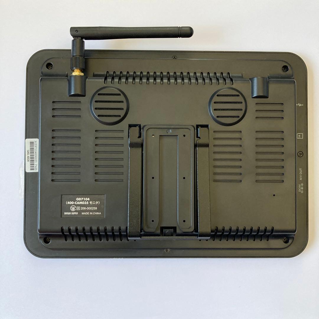 防犯ワイヤレス監視カメラ + モニターセット新品未使用品sanwa supply