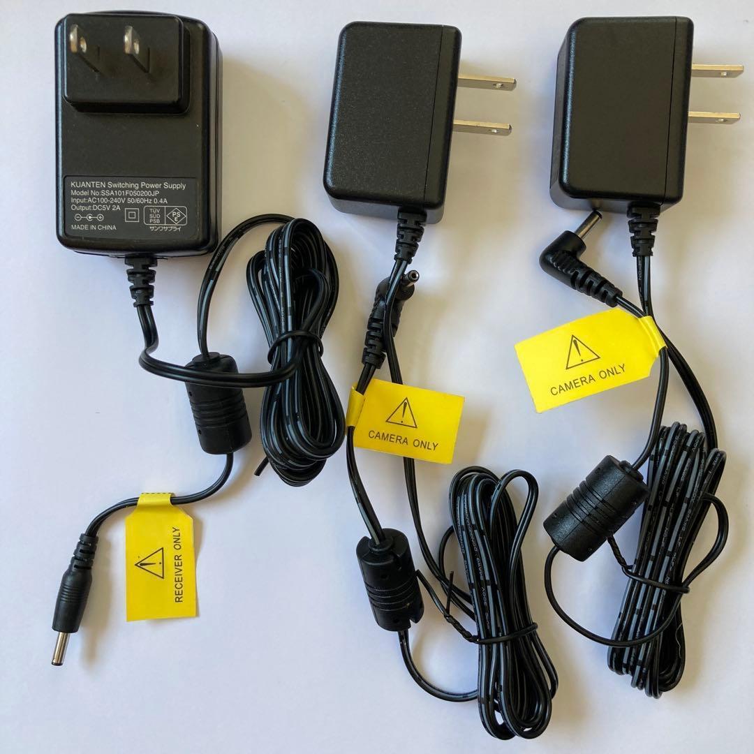 防犯ワイヤレス監視カメラ + モニターセット新品未使用品sanwa supply