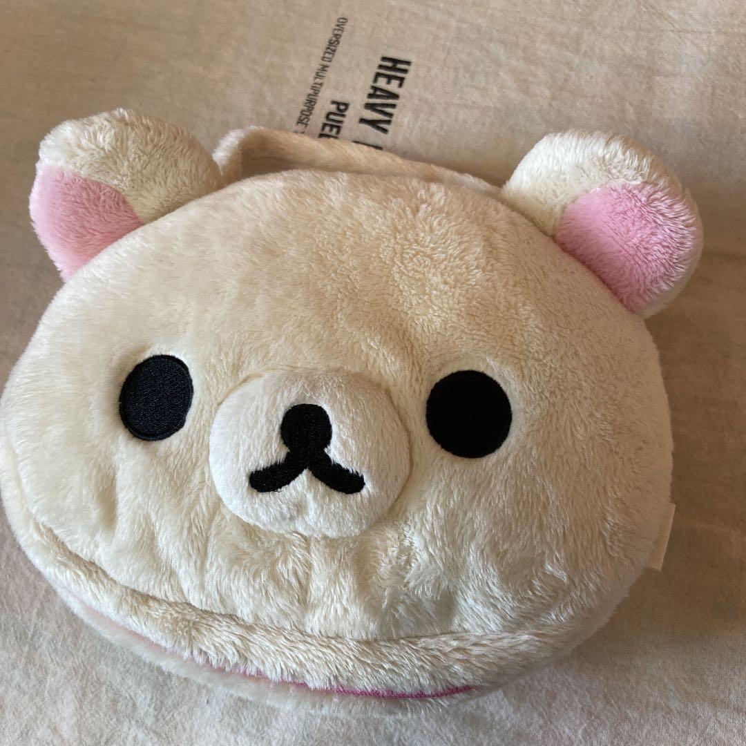 リラックマ　CD ポーチ　フワモコ