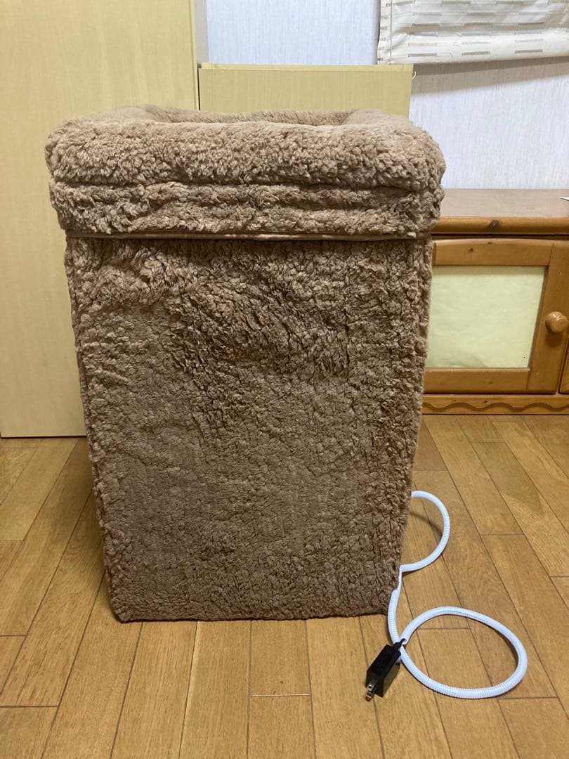 暖房機能付き猫ハウス ブラウン