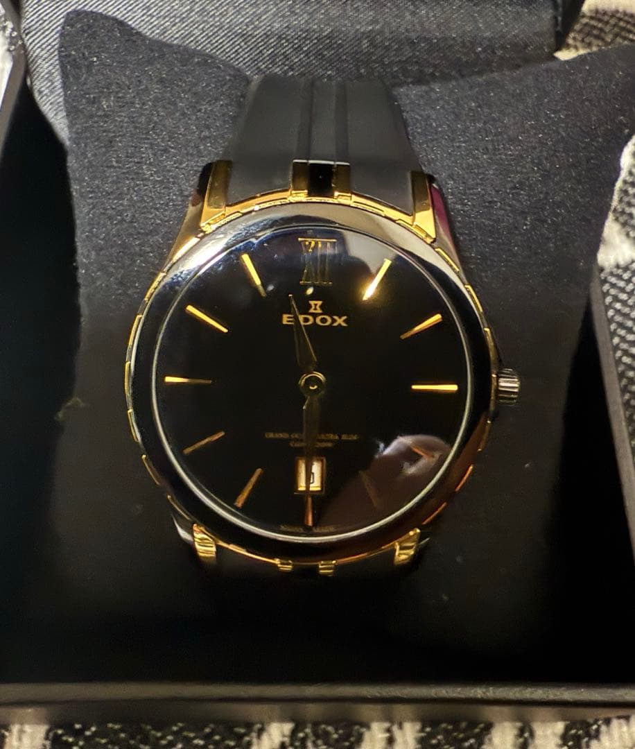 ロ*ム様 EDOX エドックス GRAND OCEAN ULTRA SLIM